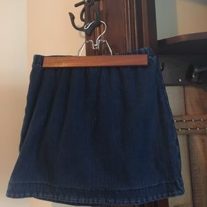 silence & noise jean skirt